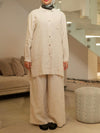 Beige linen set