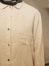 Beige linen set