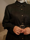 Black linen set
