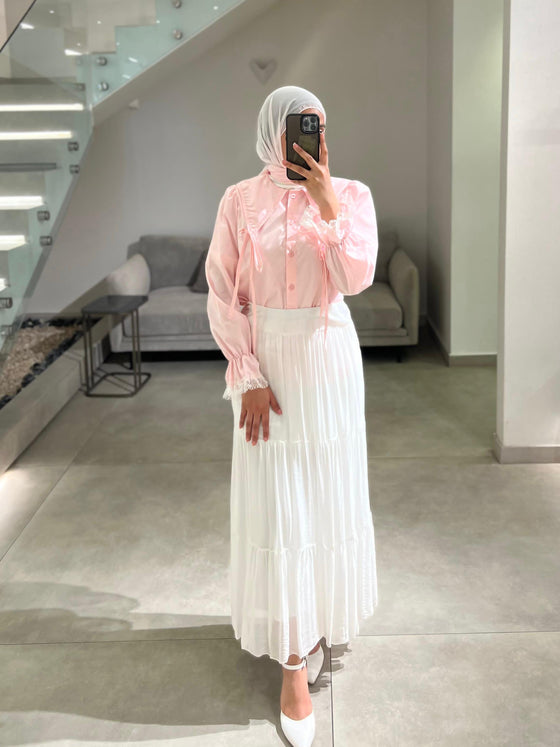 Bow pink shirt