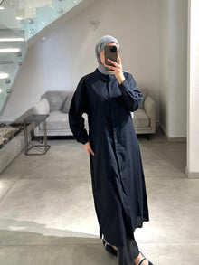  Maxi black shirt
