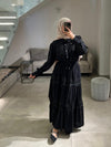 black2 crochet skirt set