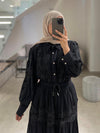 black2 crochet skirt set