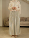 Embroidered evening set