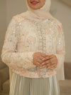 Embroidered evening set