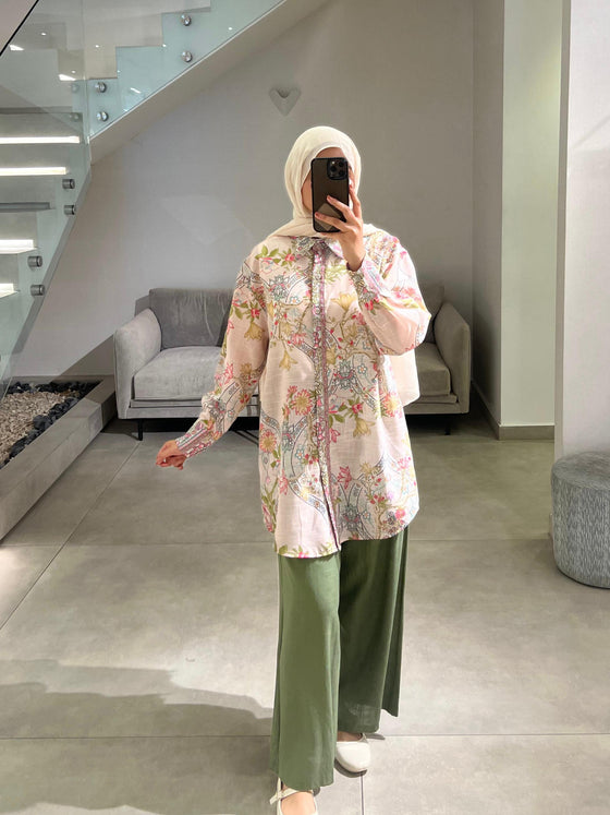 Rose printed shirt