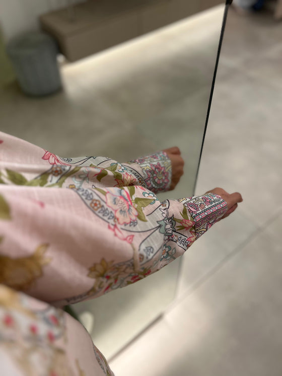 Rose printed shirt