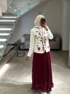 Serpil White embroidered blazer