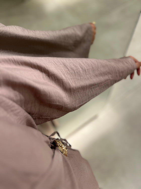 italian linen blend beige sikrt set