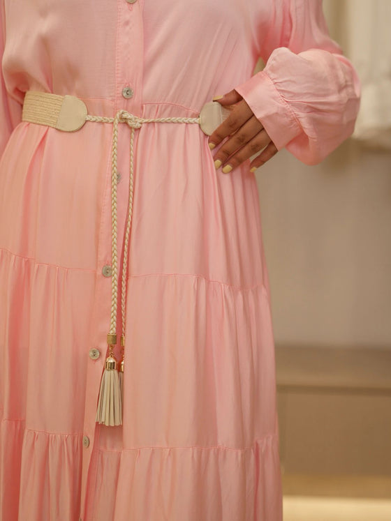 italian pink dress