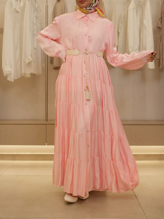 italian pink dress