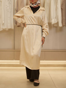  italian gold shirt dress