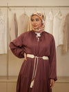 italian silk burgundy dress