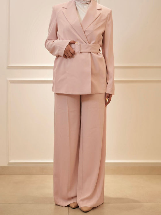 Italian pink blazer set