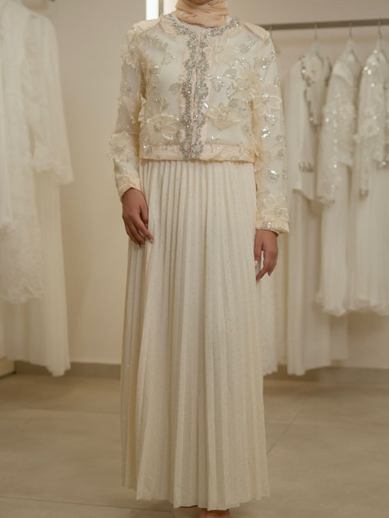 Ivory evening set