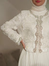 White evening set