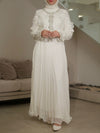 White evening set