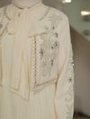 Offwhite evening set