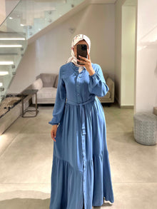  Cotton blue dress