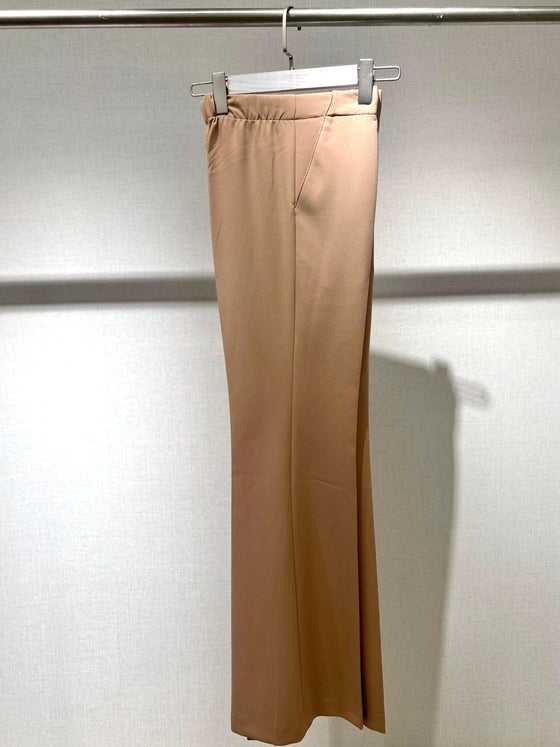 Famelin nude flare pants
