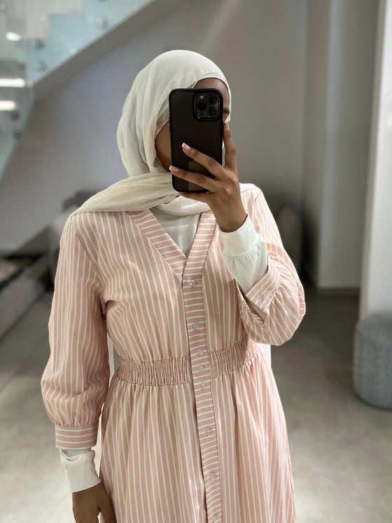 italian lined nude dress