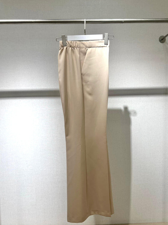 Famelin beige flare pants