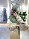 floral organza cardigan