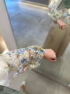 floral organza cardigan
