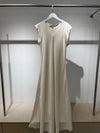 Italy silk gold dress