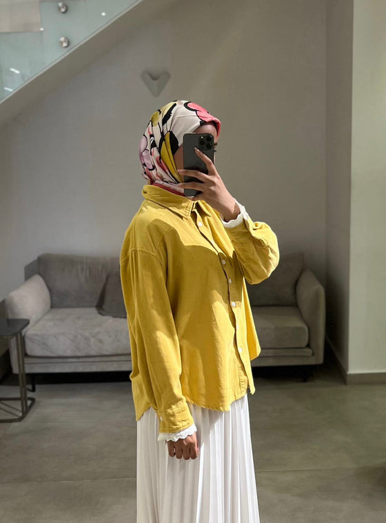 moutard velvet shirt FW26