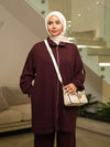 Burgundy oysho set FW26