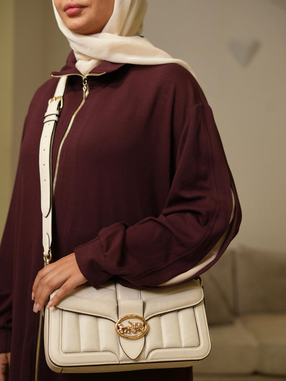 Burgundy oysho set FW26