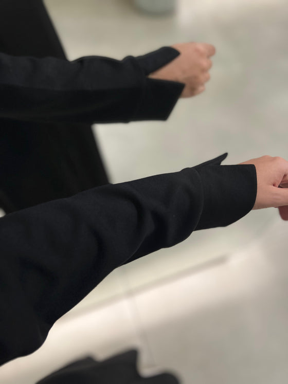 Oysho black dress FW26