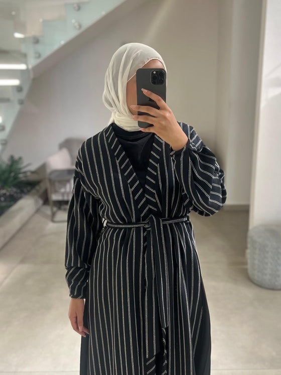 Serpil white lined cardigan FW26