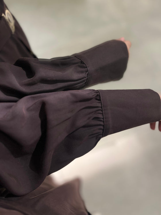 Brown fall dress FW26