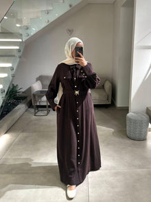  Brown fall dress FW26