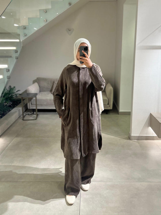 Brown cupra set FW26