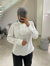 White shirt with pearl FW26