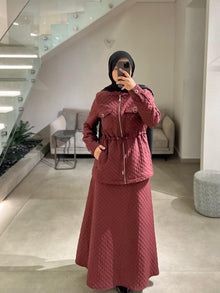  Douque burgundy set FW26