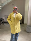 Yellow italian light jacket FW26
