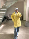 Yellow italian light jacket FW26