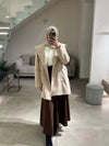 Beige italian joukh jacket FW26