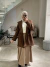 Brown italian joukh jacket FW26