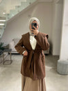 Brown italian joukh jacket FW26