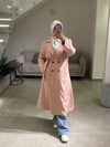 Pink italian trenchcoat