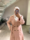 Pink italian trenchcoat