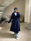 Navy italian trenchcoat