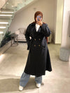 Black italian trenchcoat