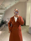Brick italian trenchcoat