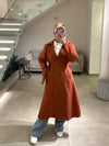 Brick italian trenchcoat